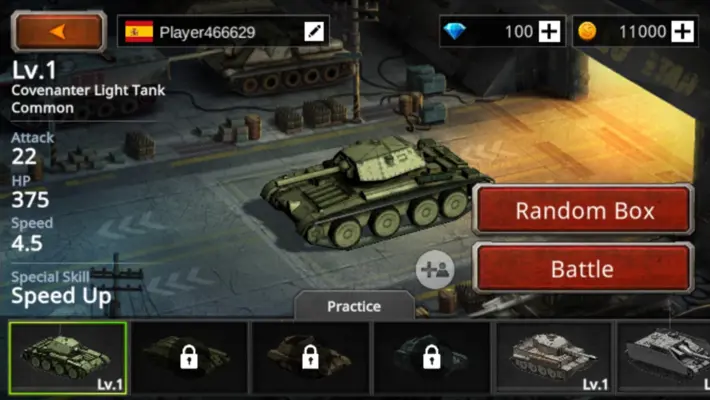 Battle Tank 2 android App screenshot 1